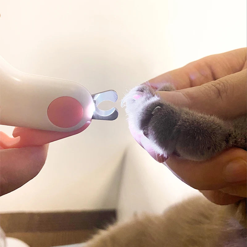 LED Light Cat Nail Cutter