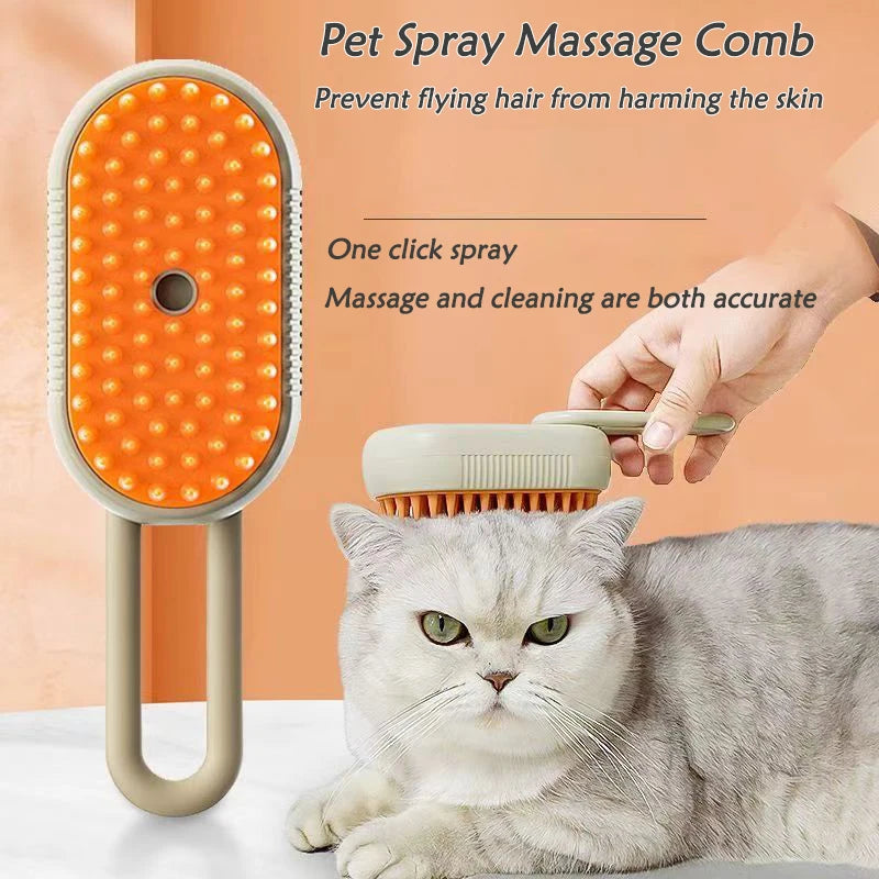 Cat Spray Massage Brush